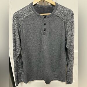 L-70 Men’s 🍋 Lululemon 🍋 Metal Vent Tech Long Sleeve Henley